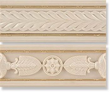 Бордюр Cenefa Stella  Mix White (комп.из 2 шт)