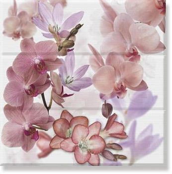 Панно Composicion Aure Orchides Berenjena AK1114 (3шт)