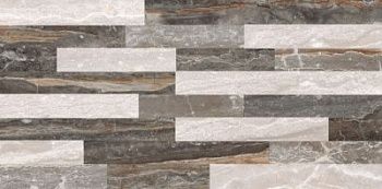 Керамогранит K946621LPR01VTE0 Bergamo 3D Микс Декор Теплая гамма ЛПР