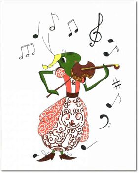 Декор NT\A22\200  Скрипачка