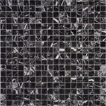 Мозаика NERO MARQUINA 15x15x8 polished мрамор
