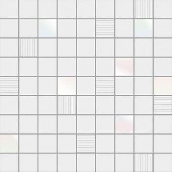 Мозаика Black&White Cubic White