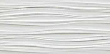 Настенная плитка 3D RIBBON WHITE MATT (8SBW)