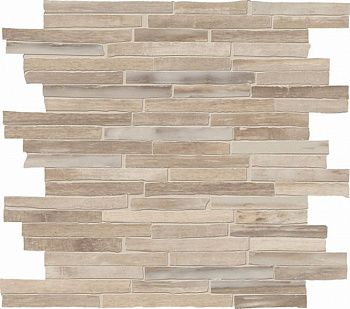 Мозаика Petrified MOSAICO BRICK BEIGE TIGER LAP