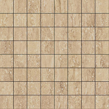Мозаика TRAVERTINO ROMANO MOSAICO LUX люкс