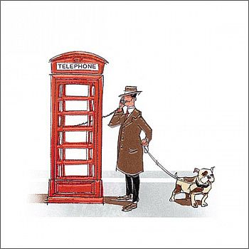 Декор A1516/5009 Телефонная будка