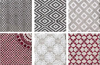 Декор BIARRITZ INSERTO PARADISE CENDRE S/6