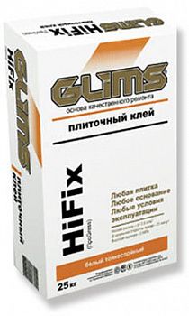 Плиточный клей HiFix (Прогресс) белый сверхпрочный (25кг)