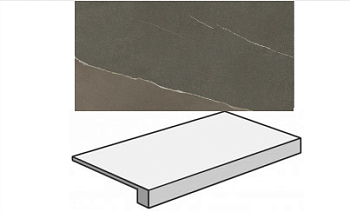 (Italon) Ступень фронтальная Metropolis Arcadia Brown Scalino Front Nat (620070002199) 33x160