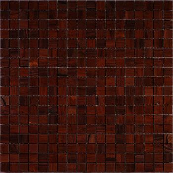 Мозаика SANDAL WOOD ROJO 15x15x8 polished мрамор
