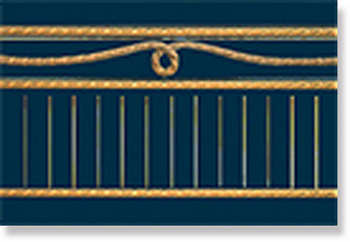 Бордюр Zocalo Rumbo Aqua СБ054