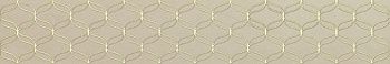 Бордюр Ethereal Gold Geometric Border L.Beige Glossy/ K083585