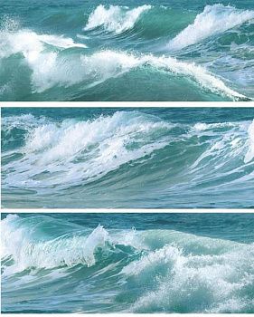 Декор Selena Волна (из 3 шт.)