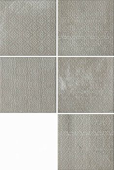 Настенная плитка Zoe Glitter Grey Mix 5 (без подбора)