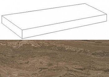 Угловая ступень 620070000502 S.M. Woodstone Taupe Scal. Ang. Sx левая 