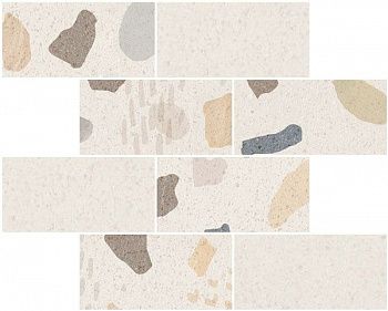 Декор Impression Кирпичная кладка теплая гамма R9 7РЕК (K9482298R001VTE0 7*14)