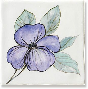 Декор Ins. Jardin Viola Bianco