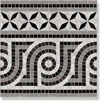 Декор Via Appia Cen. Nola Negro