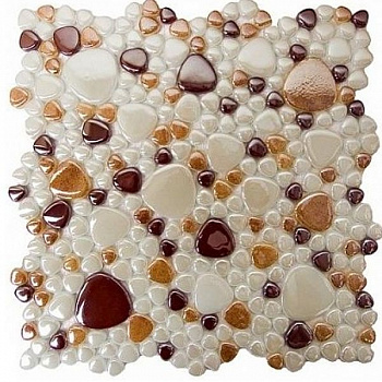 Мозаика G.202 камешки прессованное стекло