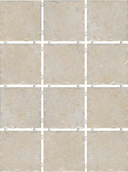 Настенная плитка 1256Т Каламкари беж, полотно 30х40 из 12 частей 9,9х9,9