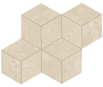 Мозаика керамогранит Marvel Stone Cream Prestige Mosaico Esag. Lapp. (AS2H )