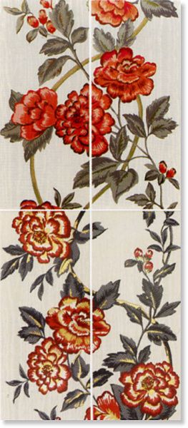 Панно COMP.4PZ VIV.ROS/NER.FLOR. (изображение)