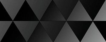 Настенный декор Black&White Decor Triangle Black