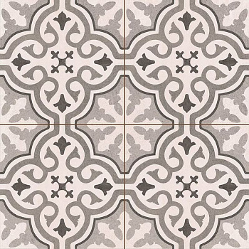 Керамическая плитка Hydraulic Grace Silver (KRLH00007) 45х45 45х45