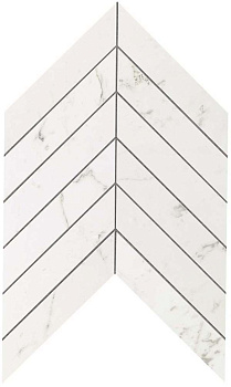 Мозаика настенная Marvel Stone Chevron Carrara Pure Wall (9SCA)
