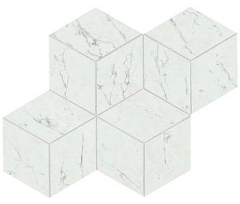 Мозаика керамогранит Marvel Stone Carrara Pure Mosaico Esag. Lapp. (AS2J )