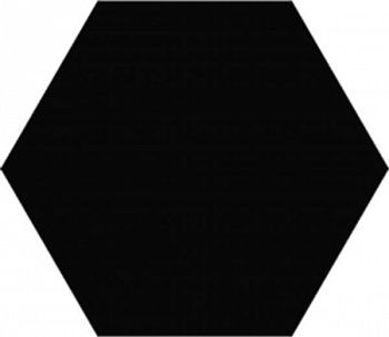 Керамогранит K945262 гексагон Miniworx Черный Матовый