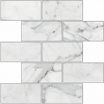 Мозаика Marble Trend Carrara K-1000/MR/m13