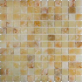 Мозаика LIGHT HONEY ONYX ОНИКС нат.камень (2.3x2.3)