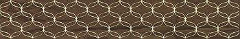 Бордюр Ethereal Gold Geometric Border Brown Glossy/K083596