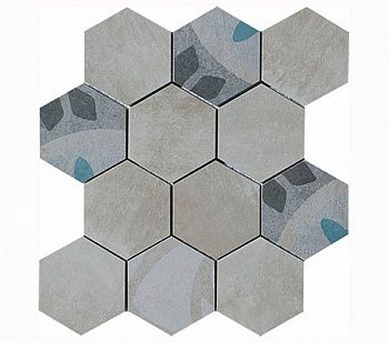 Керамогранит SHADE CARPET ESAGONA GHIACCIO