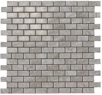Мозаика керамогранит Marvel Stone Bardiglio G. Mosaico Lapp. Burattato (AS33)