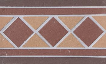 Подступенник мозаичный Square/Квадрат из клинкера (на сетке)