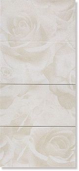Панно CHA. WHITE ROSA C/4 3818