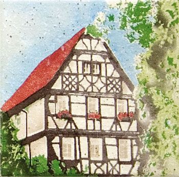 Декор AR16/1221 Домики