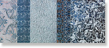 Декор SH05DB Shine Batik Turchese Decoro B