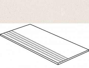 Фронтальная ступень Impression кремовый 7РЕК с насечками
