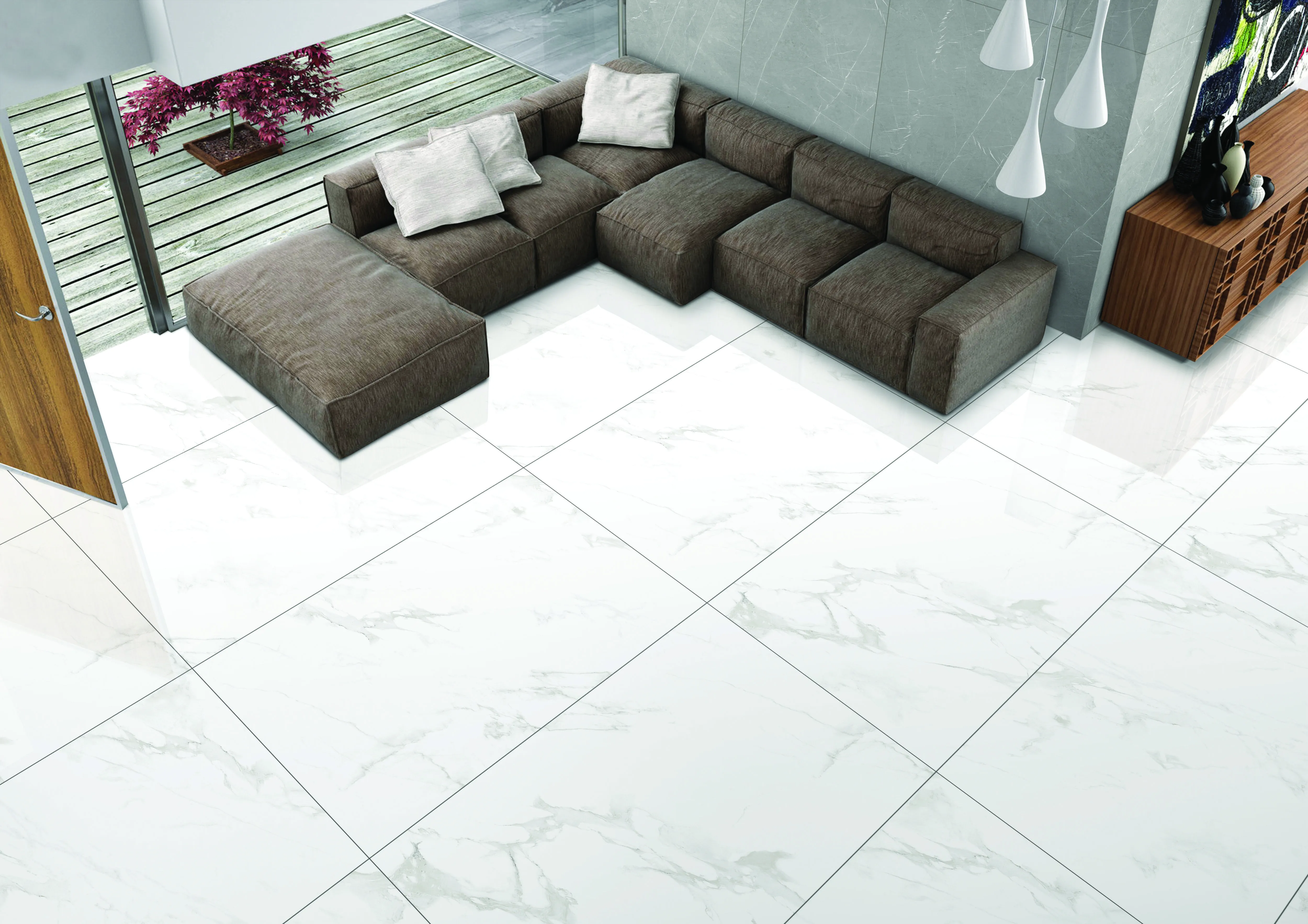 Керамогранит внутренний угол. 75*150 Calacata White Polished гранит керамический.